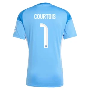 Real Madrid Thibaut Courtois #1 Målvaktsdräkt Herr 2025/26 – blå