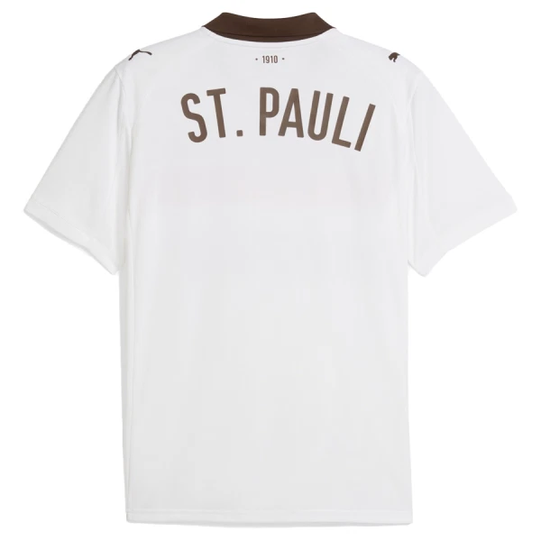 St. Pauli Herr Bortatröja 2025/26 – Kortärmad Fotbollströja-1