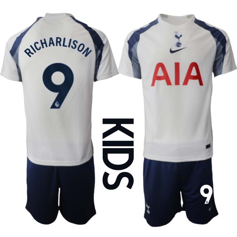 Tottenham Hotspur Hemmaställ Barn 2025/26 – Richarlison 9 – Kortärmad Fotbollströja + Shorts 1 Tottenham Hotspur Hemmaställ Barn 2025/26 – Richarlison 9 – Kortärmad Fotbollströja + Shorts