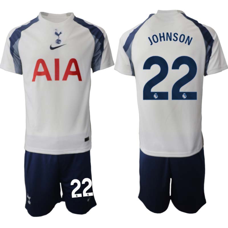 Tottenham Hotspur Hemmaställ Herr 2025/26 – Brennan Johnson 22 – Kortärmad Fotbollströja + Shorts Tottenham Hotspur Hemmaställ Herr 2025/26 – Brennan Johnson 22 – Kortärmad Fotbollströja + Shorts
