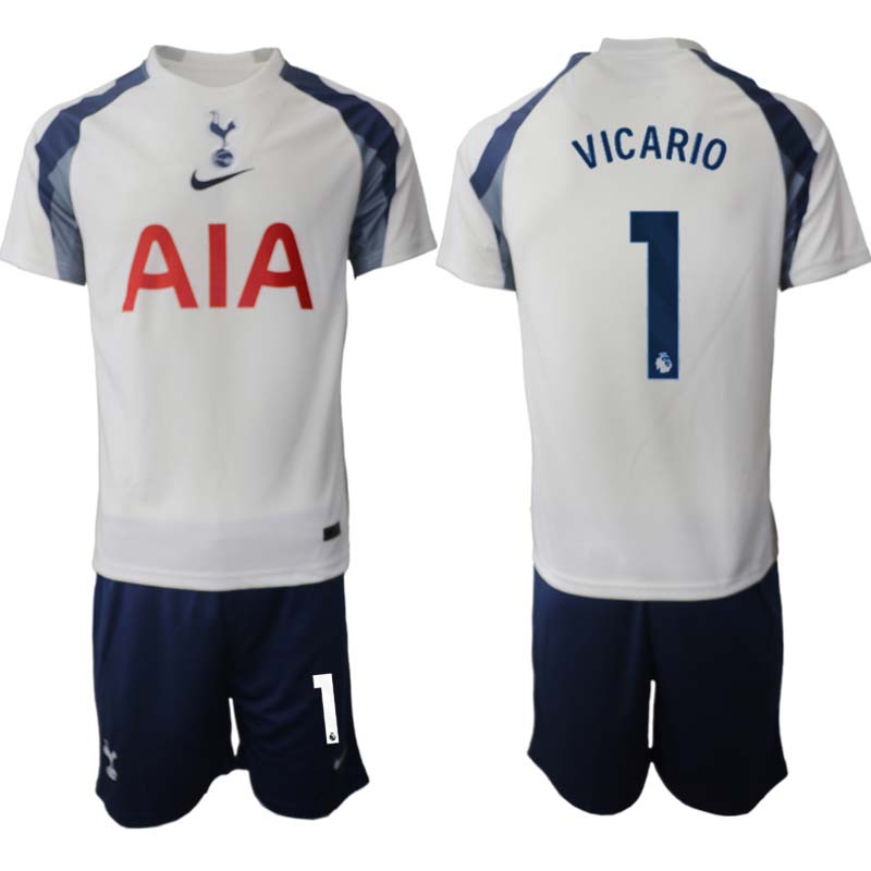 Tottenham Hotspur Hemmaställ Herr 2025/26 – Guglielmo Vicario 1 – Kortärmad Fotbollströja + Shorts 1 Tottenham Hotspur Hemmaställ Herr 2025/26 – Guglielmo Vicario 1 – Kortärmad Fotbollströja + Shorts