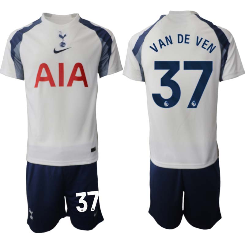 Tottenham Hotspur Hemmaställ Herr 2025/26 – Micky van de Ven 37 – Kortärmad Fotbollströja + Shorts 1 Tottenham Hotspur Hemmaställ Herr 2025/26 – Micky van de Ven 37 – Kortärmad Fotbollströja + Shorts