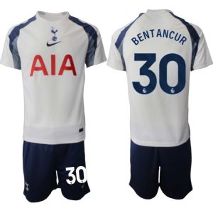 Tottenham Hotspur Hemmaställ Herr 2025/26 – Rodrigo Bentancur 30 – Kortärmad Fotbollströja + Shorts