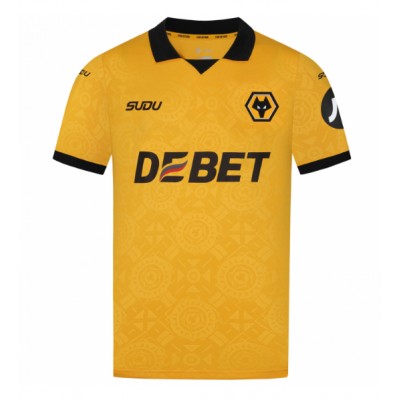 Billig Wolves FC Herr Hemmatröja 2025/26 – Kortärmad Fotbollströja 1 Wolverhampton Wolves 2025/26 Hemmatröja Herr Kortärmad Fotbollströja