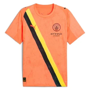 Manchester City KidSuper Herr Bortatröja Special Edition 2025/26 FIFA Klubblags-VM Orange Kortärmad Tröja