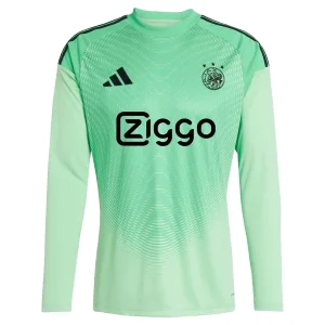 Ajax Amsterdam Målvaktströja Herr Långärmad Grön 2025-26 Kortärmad Fotbollströja