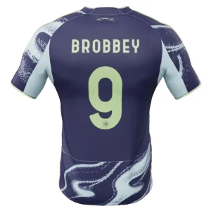 Ajax Herr Bortatröja 2025/26 –Brian Brobbey 9 – Kortärmad Fotbollströja