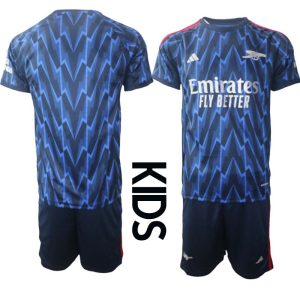 Arsenal Bortaställ Barn 2025/26 – Kortärmad Fotbollströja + Shorts