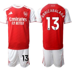 Arsenal Hemmaställ Herr 2025/26 – Kepa Arrizabalaga 13 – Kortärmad Fotbollströja + Shorts