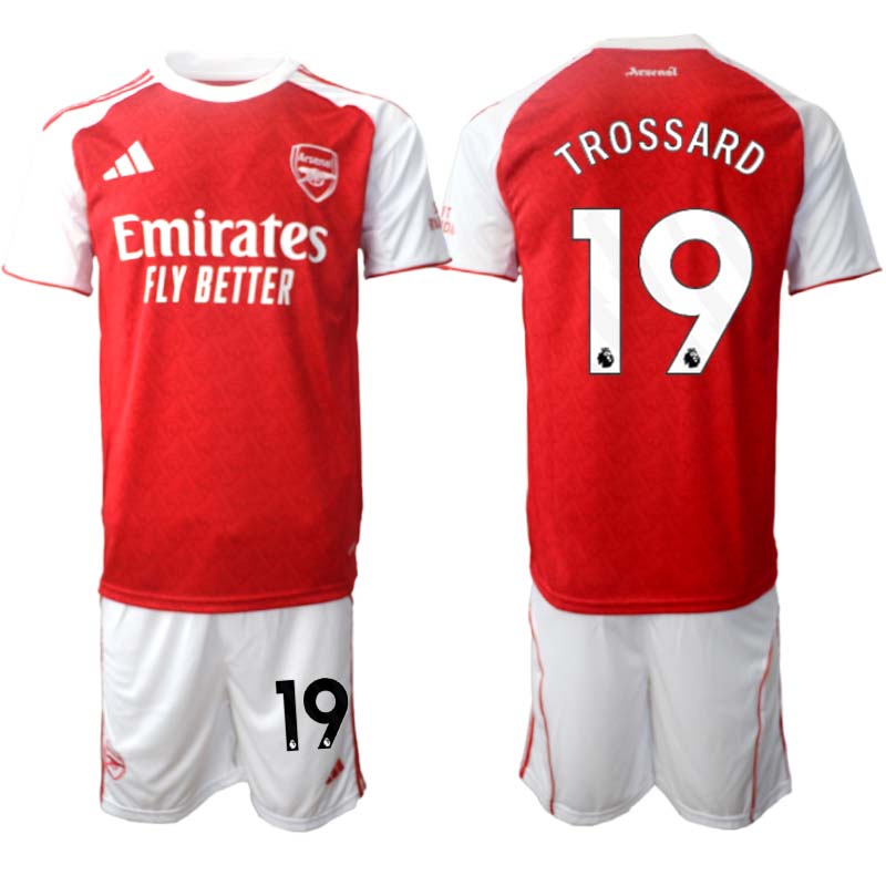 Arsenal Hemmaställ Herr 2025/26 – Leandro Trossard 19 – Kortärmad Fotbollströja + Shorts