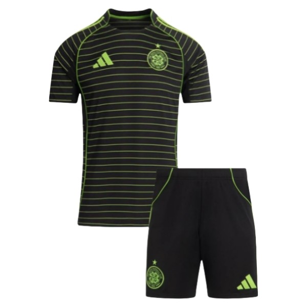 Celtic FC Barn Bortaställ 2025/26 – Kortärmad Fotbollsställ med Shorts 1 Celtic FC 2025/26 Bortaställ Barn – Kortärmad Fotbollströja med Shorts