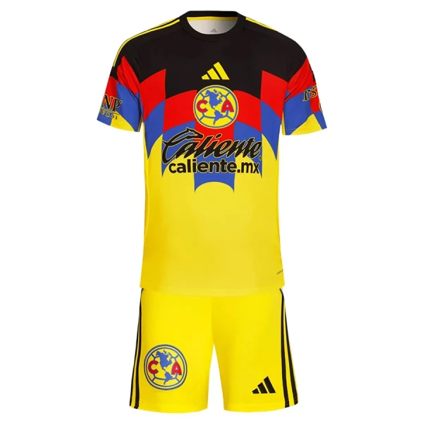 Club América Barn Hemmaställ 2025/26 – Kortärmad Fotbollsställ med Shorts 1 Club América Barn Hemmaställ 2025/26 – Kortärmad Fotbollsställ med Shorts