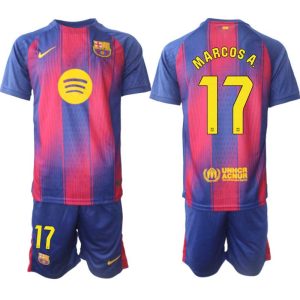 FC Barcelona Herr Hemmaställ 2025/26 – Marcos Alonso 17 – Kortärmad Fotbollströja + Shorts
