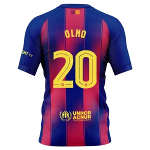 FC Barcelona Herr Hemmatröja 2025/26 – Dani Olmo 20 – Kortärmad Fotbollströja