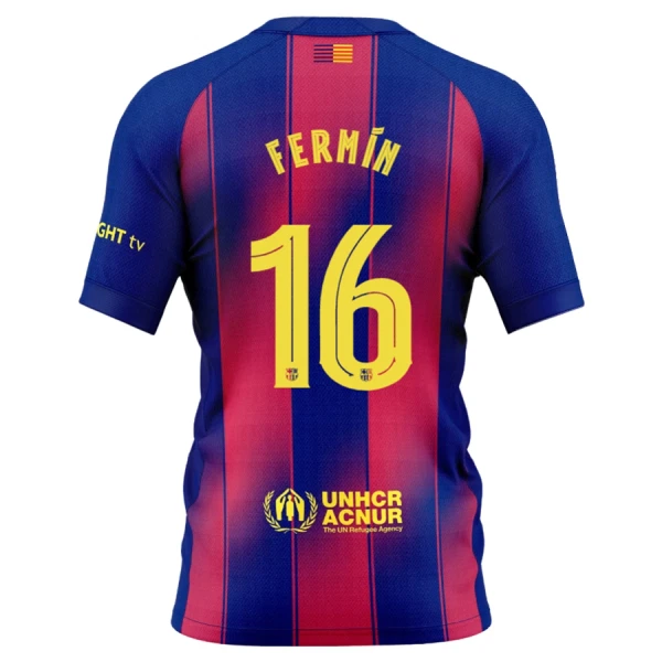 FC Barcelona Herr Hemmatröja 2025/26 – Fermín López 16 – Kortärmad Fotbollströja 1 FC Barcelona Herr Hemmatröja 2025/26 – Fermín López 16 – Kortärmad Fotbollströja