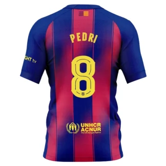 FC Barcelona Herr Hemmatröja 2025/26 – Pedri Gonzalez 8 – Kortärmad Fotbollströja