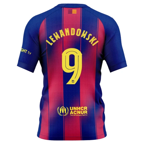 FC Barcelona Herr Hemmatröja 2025/26 – Robert Lewandowski 9 – Kortärmad Fotbollströja 1 FC Barcelona Herr Hemmatröja 2025/26 – Robert Lewandowski 9 – Kortärmad Fotbollströja