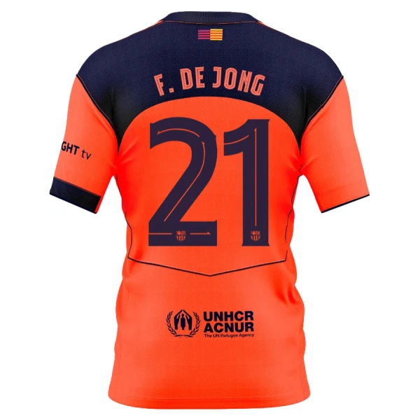 FC Barcelona Herr Tredjetröja 2025/26 – Frenkie de Jong 21 – Kortärmad Fotbollströja 1 FC Barcelona Herr Tredjetröja 2025/26 – Frenkie de Jong 21 – Kortärmad Fotbollströja