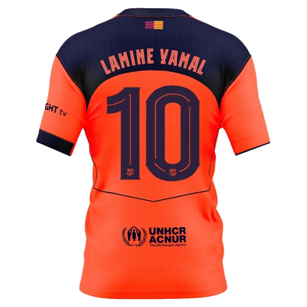 FC Barcelona Herr Tredjetröja 2025/26 – Lamine Yamal 10 – Kortärmad Fotbollströja 1 FC Barcelona Herr Tredjetröja 2025/26 – Lamine Yamal 10 – Kortärmad Fotbollströja