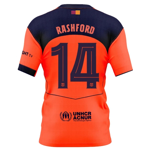 FC Barcelona Herr Tredjetröja 2025/26 – Marcus Rashford 14 – Kortärmad Fotbollströja 1 FC Barcelona Herr Tredjetröja 2025/26 – Marcus Rashford 14 – Kortärmad Fotbollströja