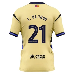 FC Barcelona x Kobe Bryant 2025/26 Herr Bortatröja – Frenkie de Jong 21 – Kortärmad Fotbollströja