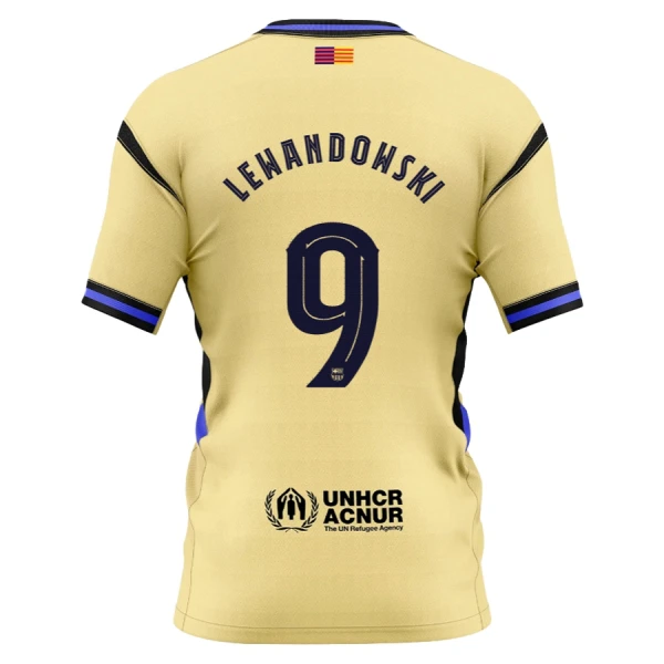 FC Barcelona x Kobe Bryant 2025/26 Herr Bortatröja – Robert Lewandowski 9 – Kortärmad Fotbollströja