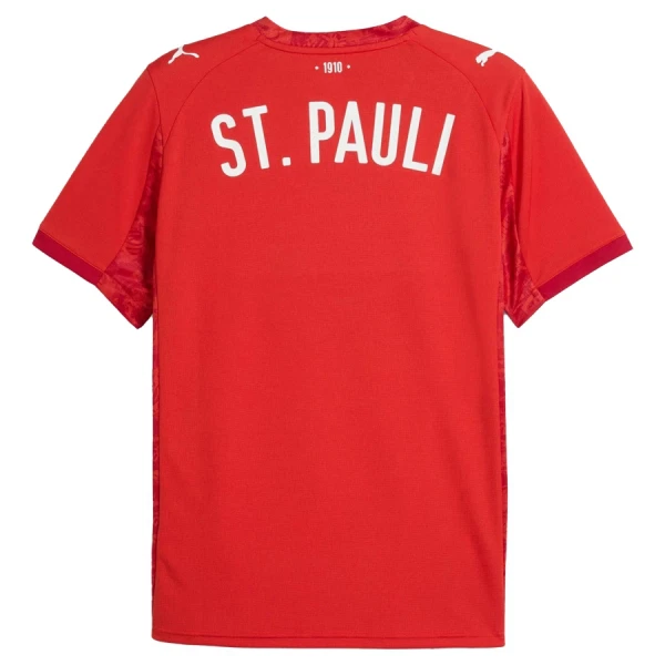 FC St. Pauli Fjärdetröja 2025/26 Herr Kortärmad Fotbollströja 2 FC St. Pauli Fjärdetröja 2025/26 Herr Kortärmad Fotbollströja-1