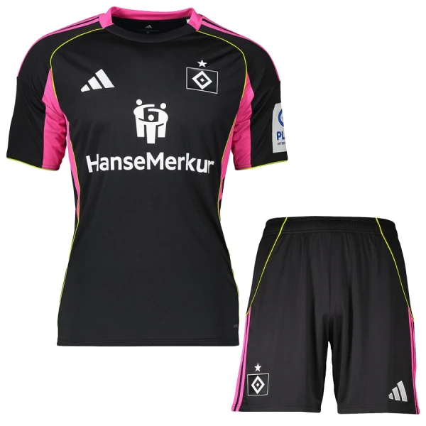 Hamburger SV Barn Tredjeställ 2025/26 – Kortärmad Fotbollströja + Shorts 1 Hamburger SV Barn Tredjeställ 2025/26 – Kortärmad Fotbollströja + Shorts
