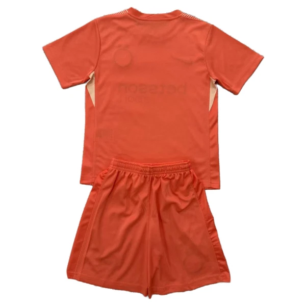 Inter Milan Målvaktströja Barn 2025/26 Orange Kortärmad Fotbollsställ med Shorts 2 Inter Milan Målvaktströja Barn 2025/26 Orange Kortärmad Fotbollsställ med Shorts-1