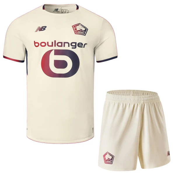 LOSC Lille Barn Bortaställ 2025/26 – Kortärmad Fotbollsställ med Shorts 1 LOSC Lille Barn Bortaställ 2025/26 – Kortärmad Fotbollsställ med Shorts
