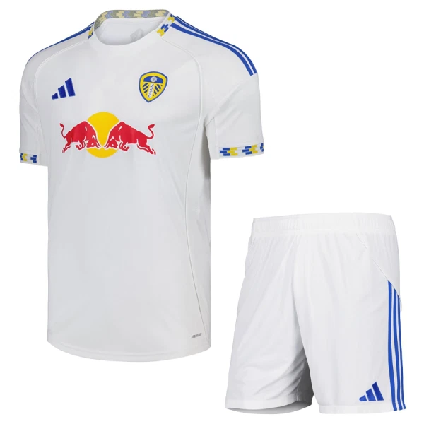 Leeds United Barn Hemmaställ 2025/26 – Kortärmad Fotbollsställ med Shorts 1 Leeds United Barn Hemmaställ 2025/26 – Kortärmad Fotbollsställ med Shorts