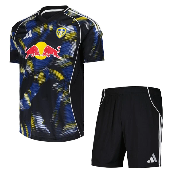 Leeds United Barn Tredjeställ 2025/26 – Kortärmad Fotbollströja + Shorts 1 Leeds United Barn Tredjeställ 2025/26 – Kortärmad Fotbollströja + Shorts
