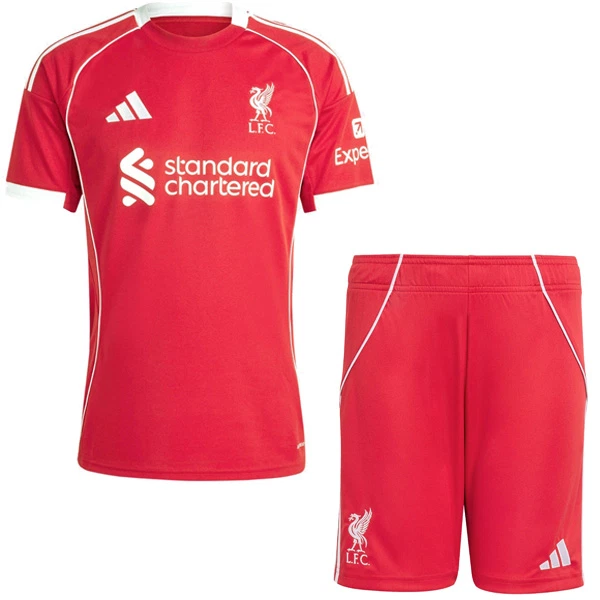 Liverpool Barn Hemmaställ 2025/26 – Kortärmad Fotbollströja + Shorts 1 Liverpool Barn Hemmaställ 2025/26 – Kortärmad Fotbollströja + Shorts