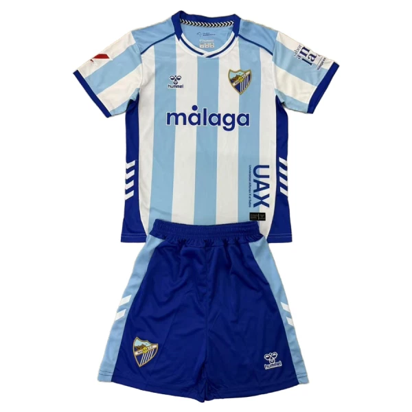 Malaga Barn Hemmaställ 2025/26 – Kortärmad Fotbollsställ med Shorts Malaga Barn Hemmaställ 2025/26 – Kortärmad Fotbollsställ med Shorts