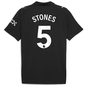 Manchester City Herr Bortatröja 2025/26 – John Stones 5 – Kortärmad Fotbollströja
