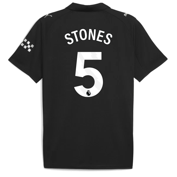 Manchester City Herr Bortatröja 2025/26 – John Stones 5 – Kortärmad Fotbollströja