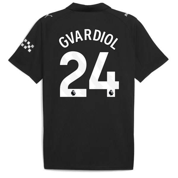 Manchester City Herr Bortatröja 2025/26 – Joško Gvardiol 24 – Kortärmad Fotbollströja 1 Manchester City Herr Bortatröja 2025/26 – Joško Gvardiol 24 – Kortärmad Fotbollströja