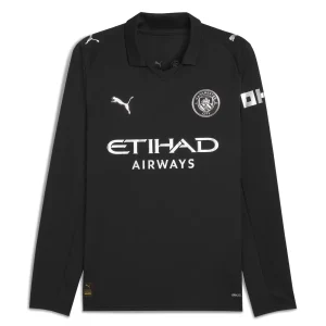 Manchester City Herr Bortatröja 2025/26 Långärmad Fotbollströja