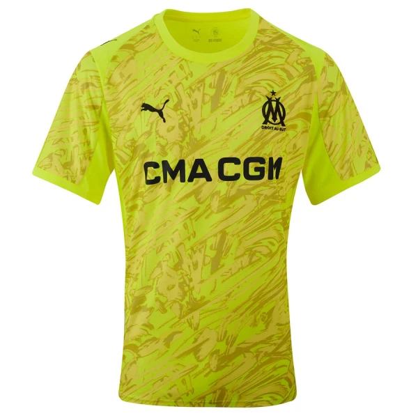 Olympique de Marseille Herr Gul Målvaktströja 2025/26 – Kortärmad Fotbollströja 1 Olympique de Marseille Herr Gul Målvaktströja 2025/26 – Kortärmad Fotbollströja