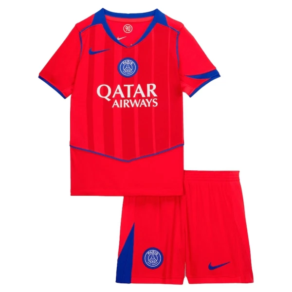 Paris Saint-Germain Barn Tredjeställ 2025-26 Kortärmad Tröja + Shorts 1 Paris Saint-Germain Barn Tredjeställ 2025/26 – Kortärmad Fotbollströja + Shorts