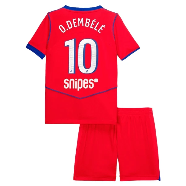 Paris Saint-Germain Barn Tredjeställ 2025/26 – Ousmane Dembélé 10 – Kortärmad Fotbollströja + Shorts 1 Paris Saint-Germain Barn Tredjeställ 2025/26 – Ousmane Dembélé 10 – Kortärmad Fotbollströja + Shorts