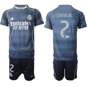Real Madrid Bortaställ Herr 2025/26 – Daniel Carvajal 2 – Kortärmad Fotbollströja + Shorts