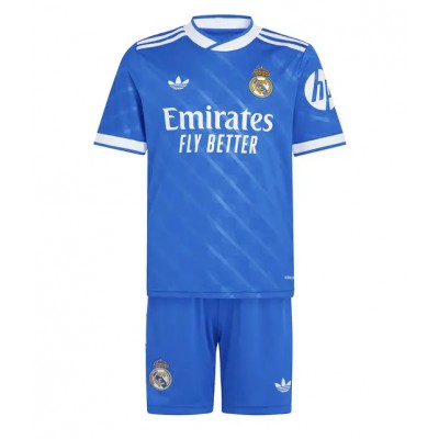 Real Madrid Barn Tredjeställ 2025/26 – Endrick 9 – Kortärmad Fotbollströja + Shorts 2 Real Madrid Endrick #9 Tredjetröja Barn 2025-26 Kortärmad + Shorts