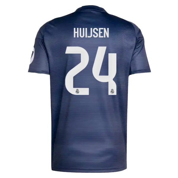 Real Madrid Herr Bortatröja 2025/26 – Dean Huijsen 24 – Kortärmad Fotbollströja 1 Real Madrid Herr Bortatröja 2025/26 – Dean Huijsen 24 – Kortärmad Fotbollströja