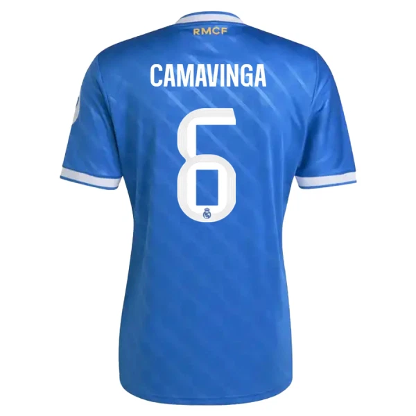 Real Madrid Herr Tredjetröja 2025/26 – Eduardo Camavinga 6 – Kortärmad Fotbollströja 1 Real Madrid Herr Tredjetröja 2025/26 – Eduardo Camavinga 6 – Kortärmad Fotbollströja