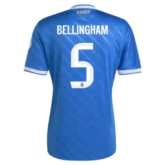 Real Madrid Herr Tredjetröja 2025/26 – Jude Bellingham 5 – Kortärmad Fotbollströja