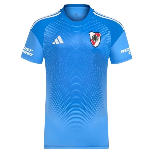 River Plate Herr Målvaktströja 2025-26 Blå Kortärmad Fotbollströja 1 River Plate Herr Målvaktströja 2025-26 Blå Kortärmad Fotbollströja