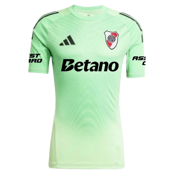 River Plate Herr Målvaktströja 2025-26 Grön Kortärmad Fotbollströja
