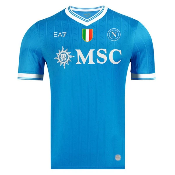 SSC Napoli Hemmatröja 2025/26 Kortärmad Fotbollströja