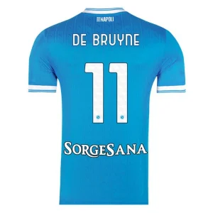SSC Napoli Herr Hemmatröja 2025/26 – Kevin De Bruyne 11 – Kortärmad Fotbollströja